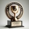 Premium Product 100% Guaranteed trophy with a white background Premium Product 100% Guaranteed trophy with a white background