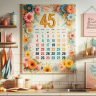 a calendar with 45 Days written on the side a calendar with 45 Days written on the side